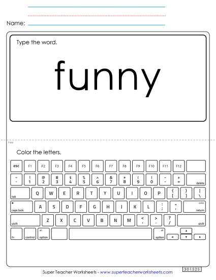 Type the Word: Funny Type the Word: Funny