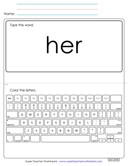 Type the Word: Her Type the Word: Her