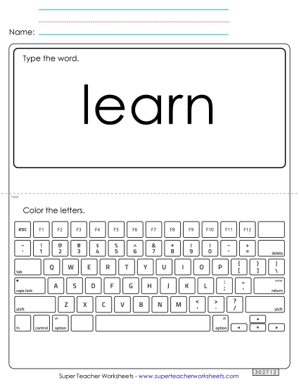 Type the Word: Learn Type the Word: Learn