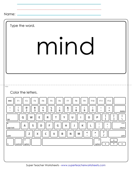 Type the Word: Mind Type the Word: Mind
