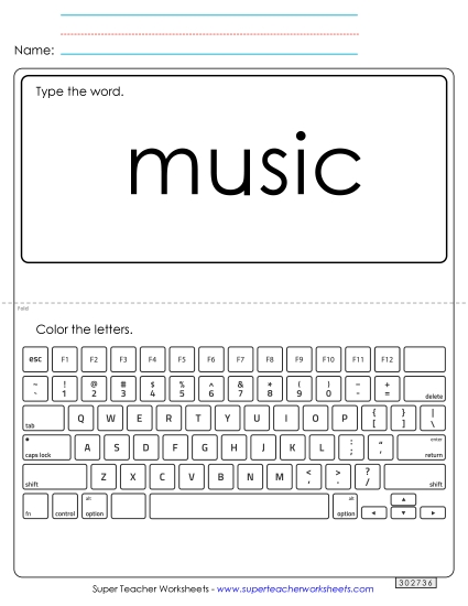 Type the Word: Music Type the Word: Music
