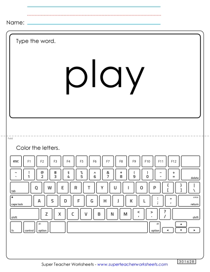 Type the Word: Play Type the Word: Play