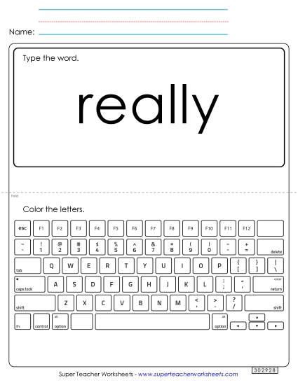 Type the Word: Really Type the Word: Really