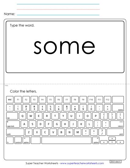 Type the Word: Some Type the Word: Some