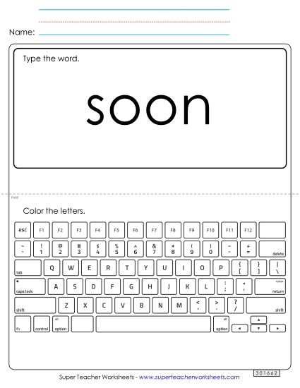 Type the Word: Soon