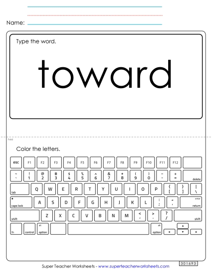 Type the Word: Toward Type the Word: Toward