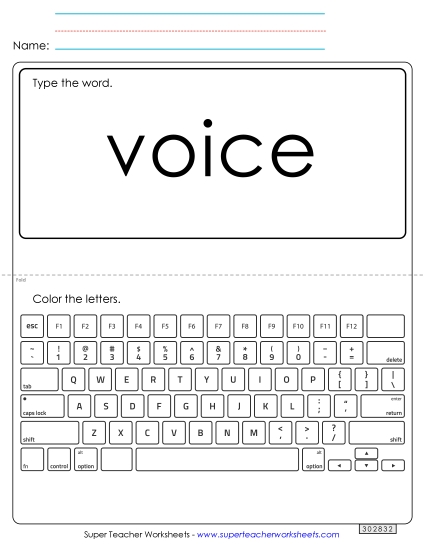 Type the Word: Voice Type the Word: Voice
