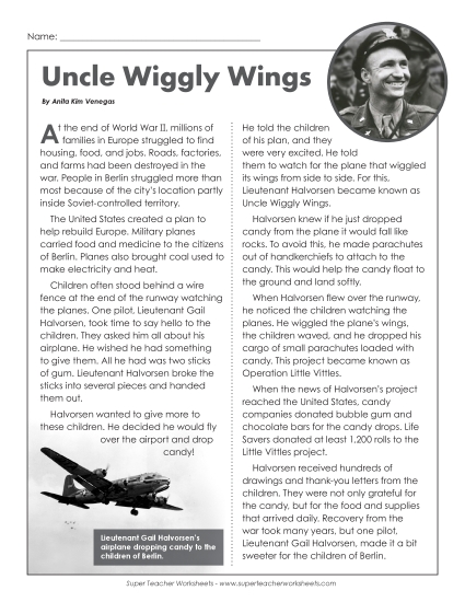 Articles - Uncle Wiggly Wings Articles - Uncle Wiggly Wings