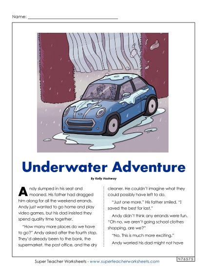 Fiction Stories - Underwater Adventure (Fiction)