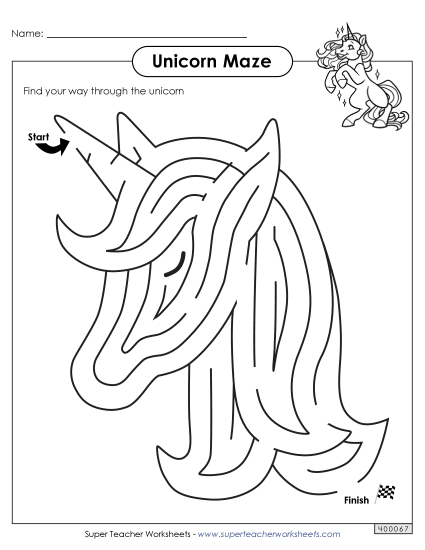Easy - Unicorn Maze Easy - Unicorn Maze