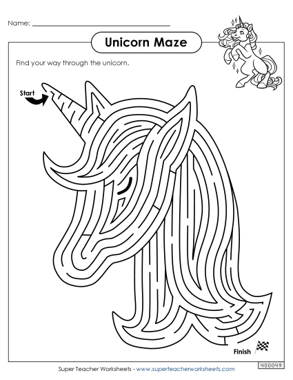 Hard - Unicorn Maze Hard - Unicorn Maze