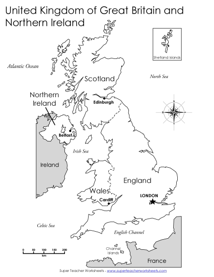United Kingdom Maps - United Kingdom - Capital Cities Map United Kingdom Maps - United Kingdom - Capital Cities Map