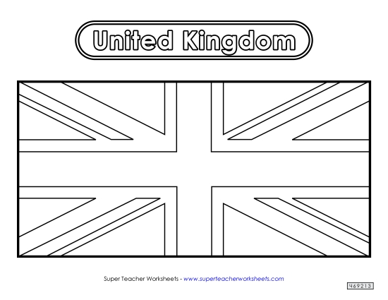 United Kingdom Flags - United Kingdom Flag (Black & White)