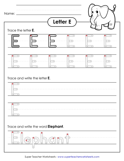 Letter E - Uppercase E (Outlined Letters) Letter E - Uppercase E (Outlined Letters)