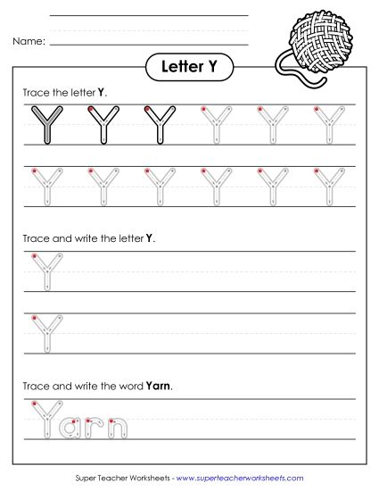 Trace and Print - Uppercase Y Writing Practice (Outlined Letters) Trace and Print - Uppercase Y Writing Practice (Outlined Letters)