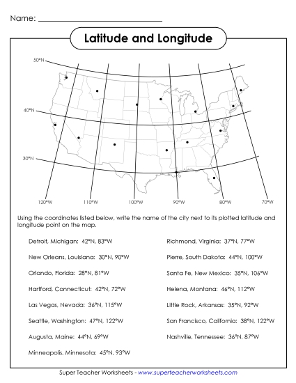 U.S.A. Maps - USA Latitude and Longitude 2 U.S.A. Maps - USA Latitude and Longitude 2