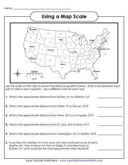 Basic Map Skills - Using a Map Scale (Intermediate) Basic Map Skills - Using a Map Scale (Intermediate)