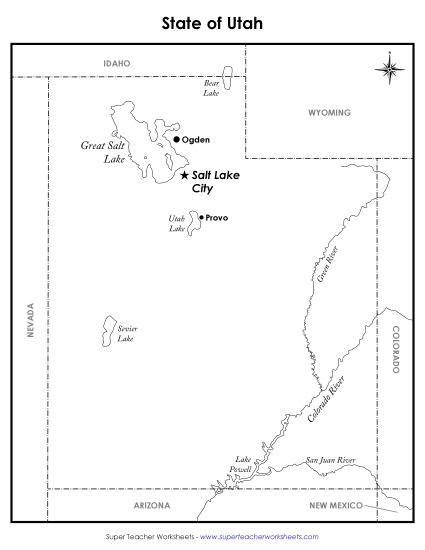 Maps - Utah Map (Labeled) Maps - Utah Map (Labeled)