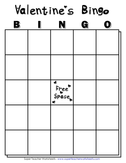 Valentine Crafts & Activities - Valentine's Day Bingo Valentine Crafts & Activities - Valentine's Day Bingo
