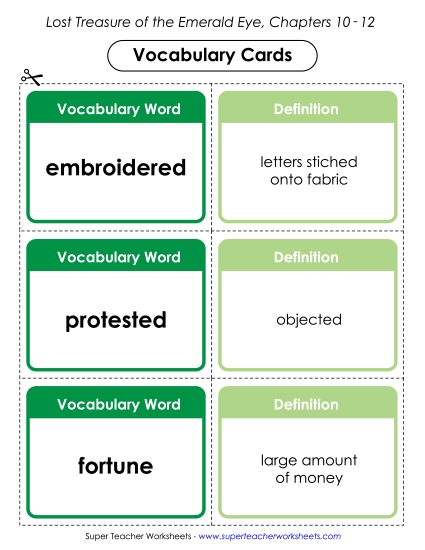 Chapters 10-12 - Vocab. Cards for Chapters 10-12 Chapters 10-12 - Vocab. Cards for Chapters 10-12