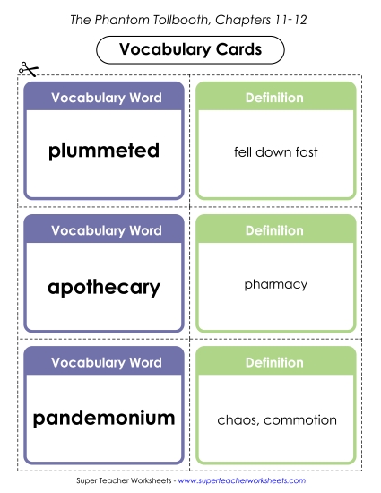 Chapters 11 & 12 - Vocab. Cards for Chapters 11-12 Chapters 11 & 12 - Vocab. Cards for Chapters 11-12