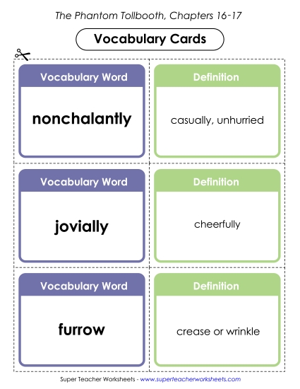 Chapters 16 & 17 - Vocab. Cards for Chapters 16-17 Chapters 16 & 17 - Vocab. Cards for Chapters 16-17
