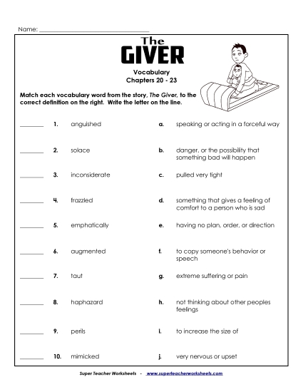 Chapters 20-23 - Vocab for Chapters 20-23