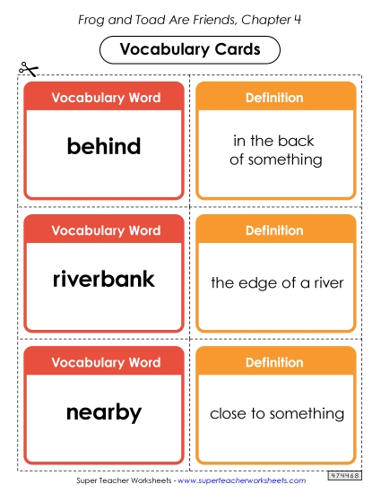 Chapter 4 - Vocabulary Cards for Chapter 4 Chapter 4 - Vocabulary Cards for Chapter 4