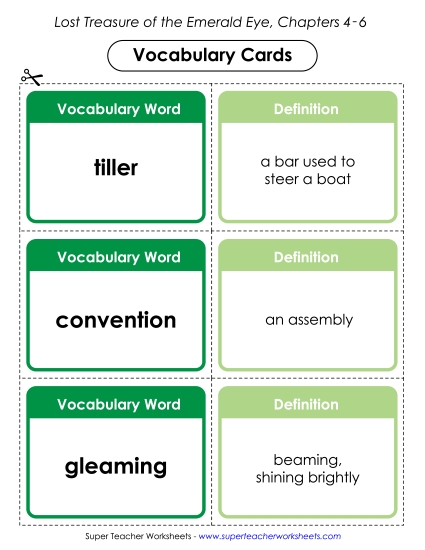 Chapters 4 - 6 - Vocabulary Cards for Chapters 4-6 Chapters 4 - 6 - Vocabulary Cards for Chapters 4-6