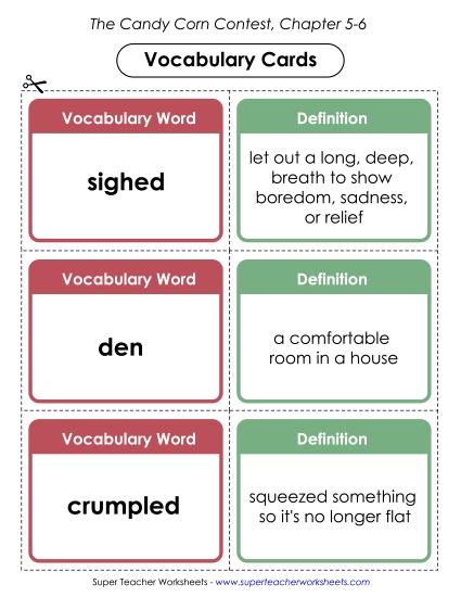 Chapters 5 - 6 - Vocabulary Cards for Chapters 5-6 Chapters 5 - 6 - Vocabulary Cards for Chapters 5-6