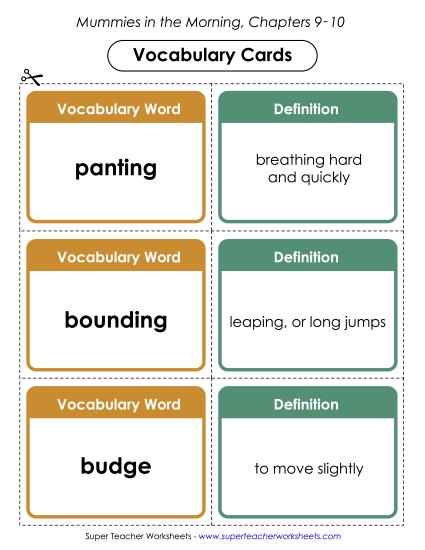 Chapters 9-10 - Vocabulary Cards for Chapters 9-10 Chapters 9-10 - Vocabulary Cards for Chapters 9-10