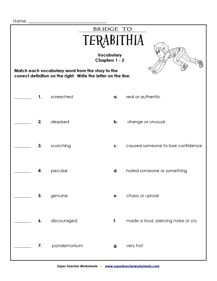Chapters 1-2 - Vocabulary for Chapters 1 and 2
