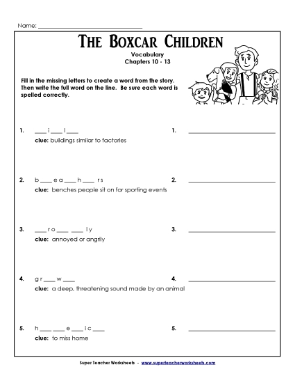 Chapters 10-12 - Vocabulary for Chapters 10-13