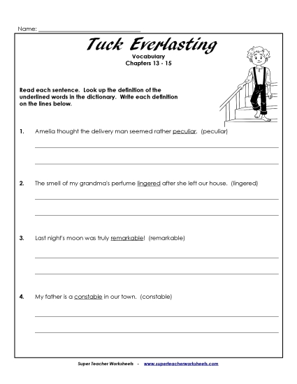 Chapters 13 through 15 - Vocabulary for Chapters 13-15