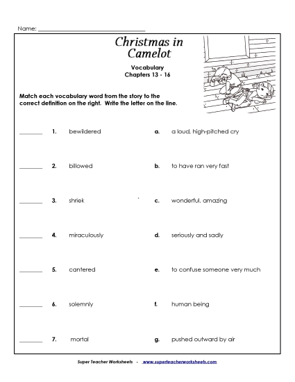 Chapters 13-16 - Vocabulary for Chapters 13-16 Chapters 13-16 - Vocabulary for Chapters 13-16