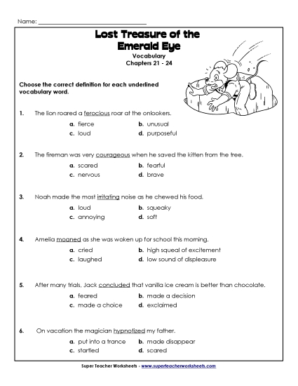 Chapters 21-24 - Vocabulary for Chapters 21-24