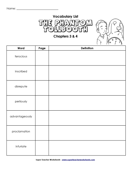 Chapters 3 & 4 - Vocabulary for Chapters 3 & 4 Chapters 3 & 4 - Vocabulary for Chapters 3 & 4