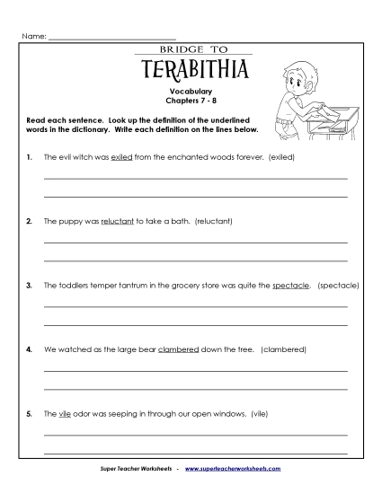 Chapters 7-8 - Vocabulary for Chapters 7 and 8