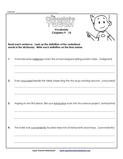 Chapters 9-10 - Vocabulary for Chapters 9 & 10