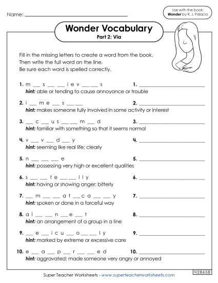 Part 2 - Via - Vocabulary for Part 2 