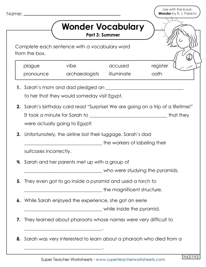Part 3 - Summer - Vocabulary for Part 3 Part 3 - Summer - Vocabulary for Part 3