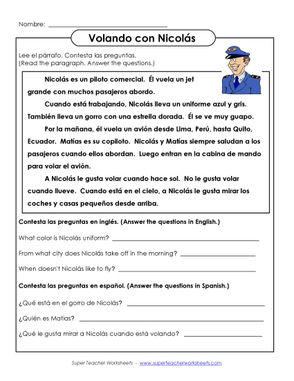 Short Passages (Level: Basic) - Volando con Nicolás Short Passages (Level: Basic) - Volando con Nicolás