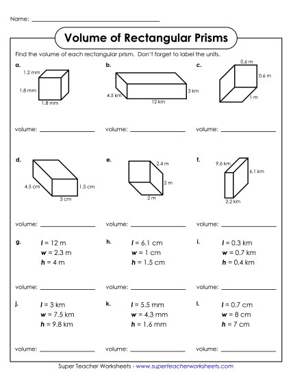 Volume of Rectangular Prisms (Advanced: Decimals and Fractions) - Volume of Rectangular Prisms (Advanced) Volume of Rectangular Prisms (Advanced: Decimals and Fractions) - Volume of Rectangular Prisms (Advanced)