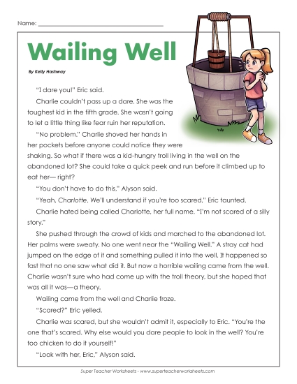 Fiction Stories - Wailing Well Fiction Stories - Wailing Well