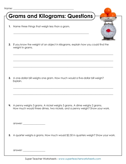 Weight Questions Weight Questions