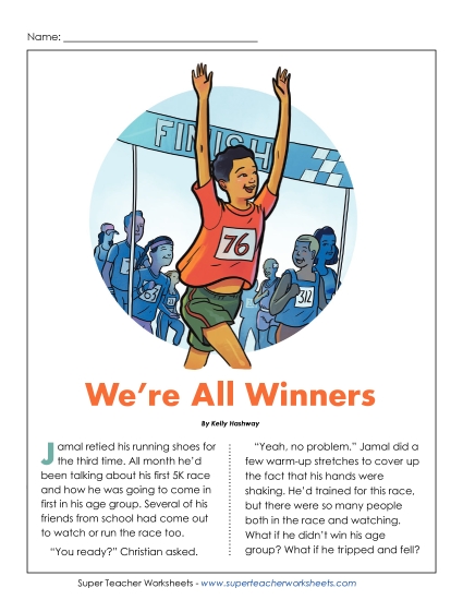 Fiction Stories - We're All Winners