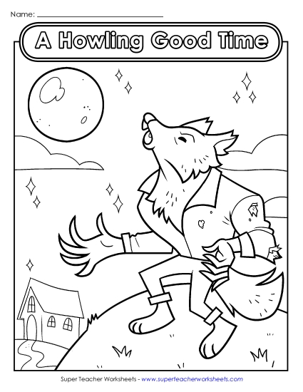 Advanced Pictures (For Older Children) - Werewolf: A Howling Good Time
