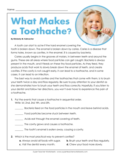 Non-Fiction - What Makes a Toothache? Non-Fiction - What Makes a Toothache?