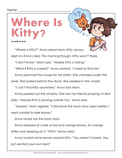 Anna & Kitty Stories (Fiction) - Where's Kitty? Anna & Kitty Stories (Fiction) - Where's Kitty?
