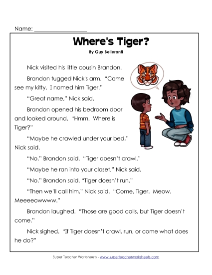 Where's Tiger? Where's Tiger?